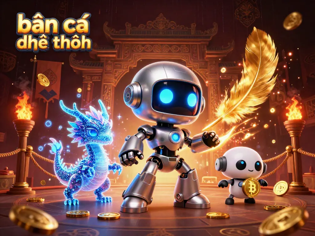 Engage in thrilling bắn cá đổi thưởng action with dynamic 3D characters and casino-themed elements.