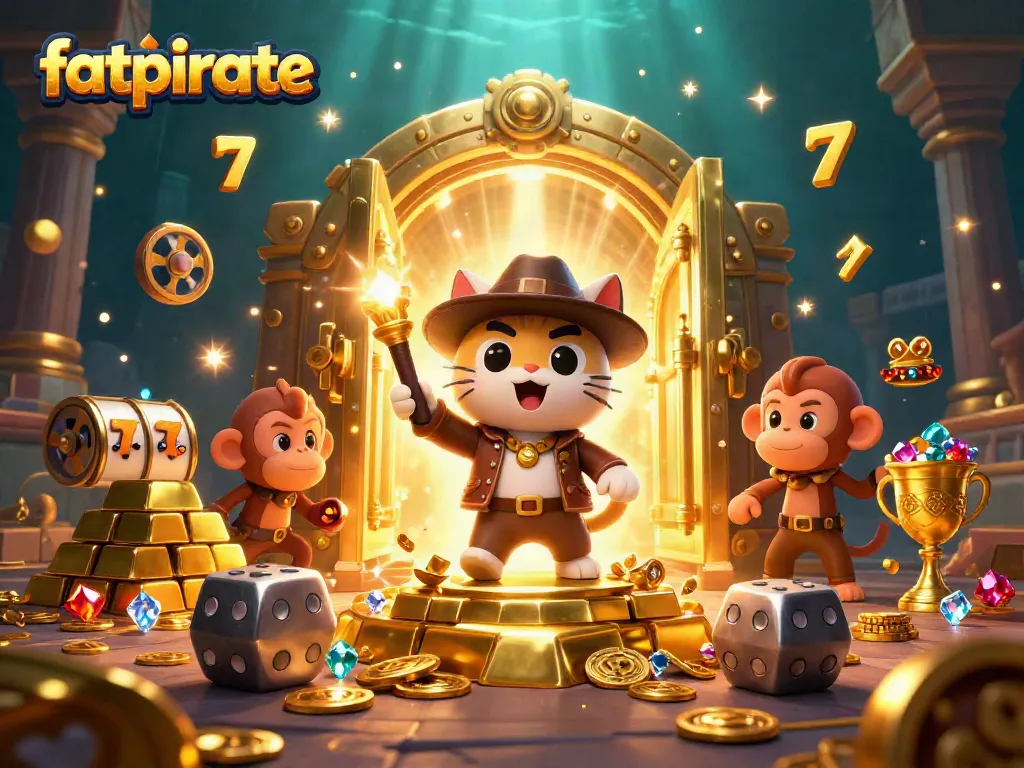 Engage in thrilling gaming adventures at fatpirate, featuring vibrant characters and casino treasures.