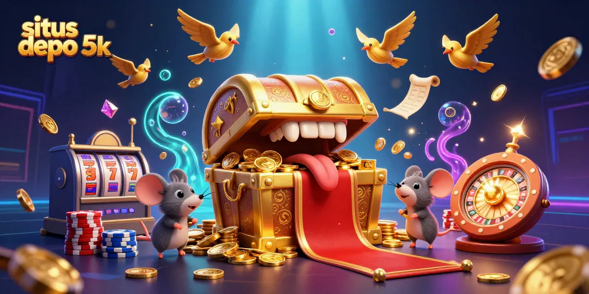 Explore situs depo 5k with engaging slot machines, golden treasures, and exciting gaming features.